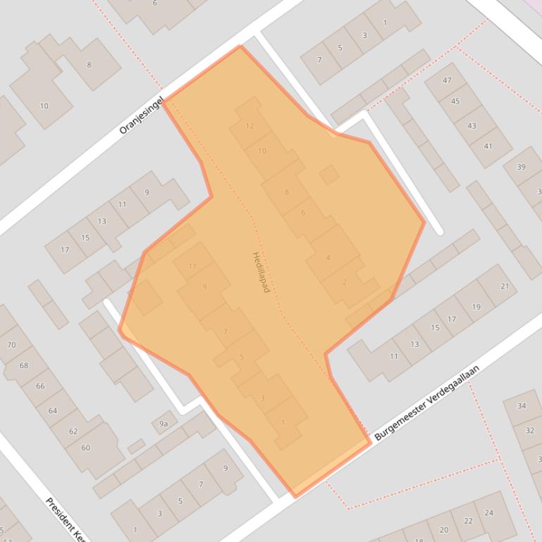 Kaart van postcodegebied 5321SR.