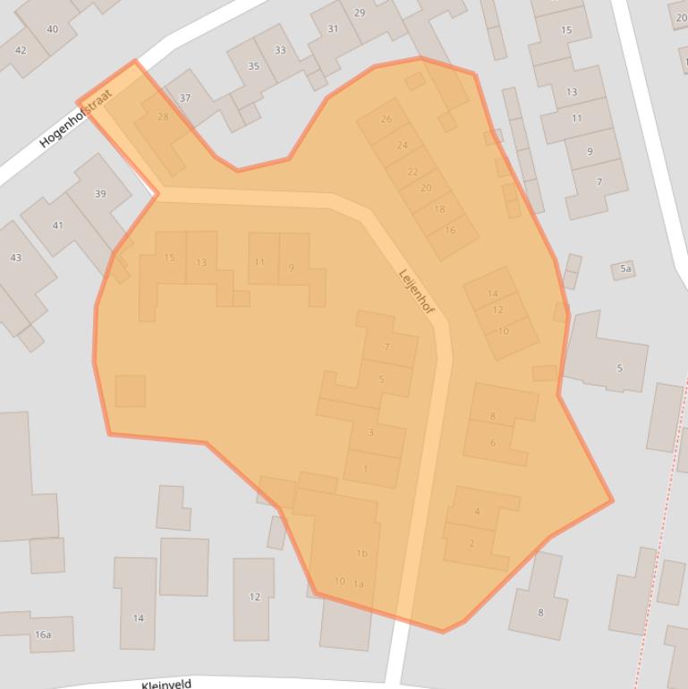 Kaart van postcodegebied 5321SZ.