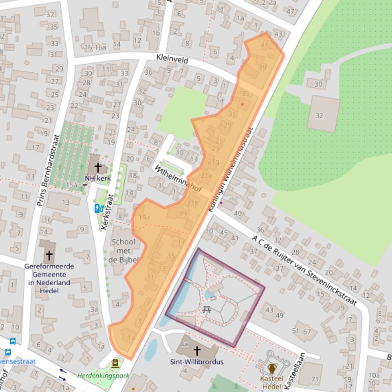 Kaart van postcodegebied 5321TA.