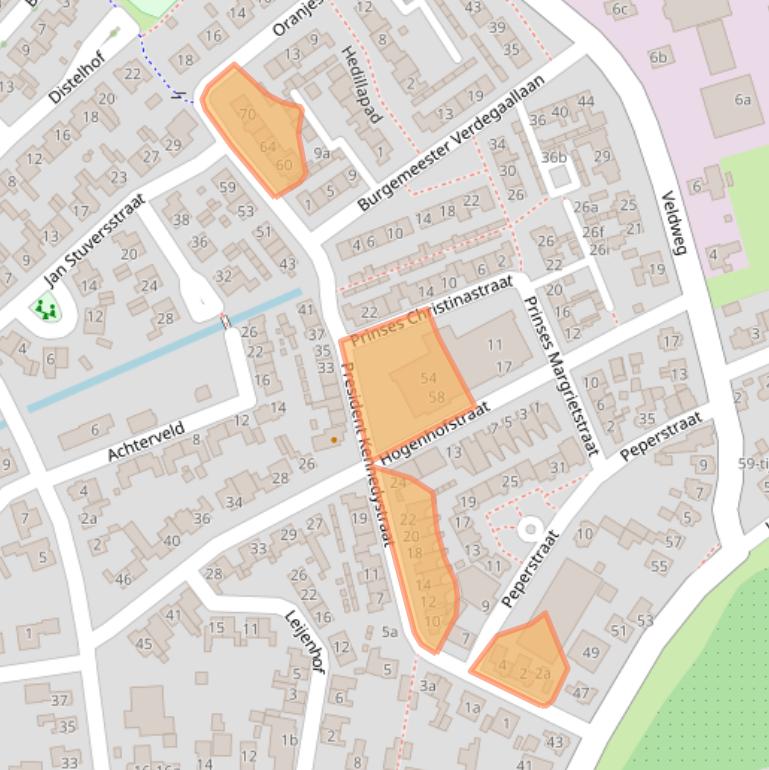 Kaart van postcodegebied 5321TJ.