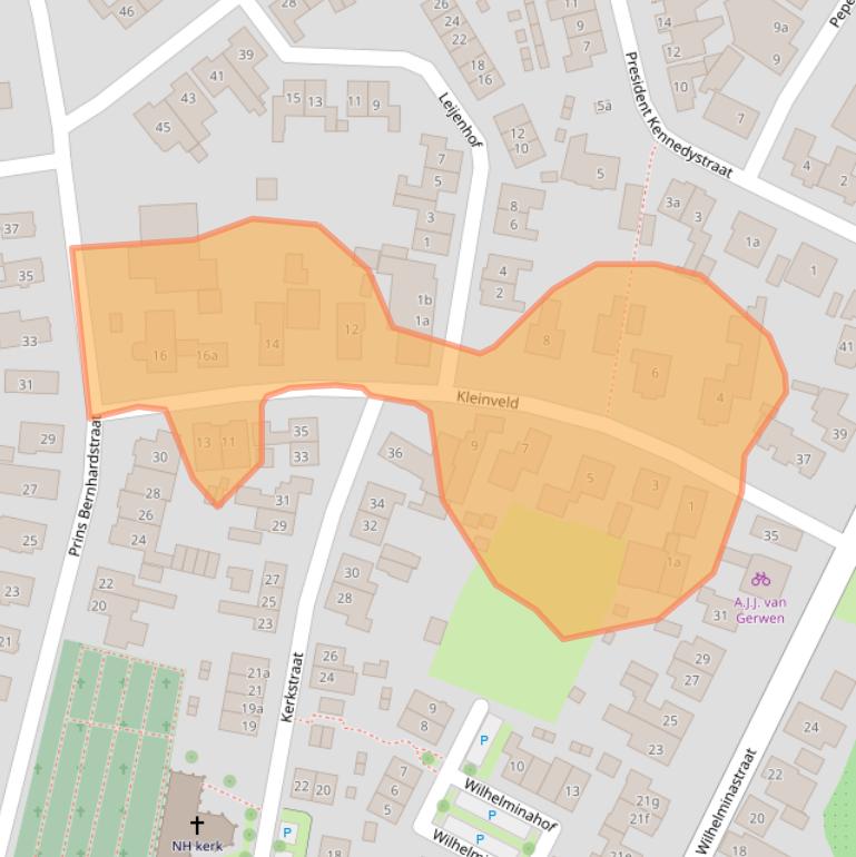 Kaart van postcodegebied 5321TL.