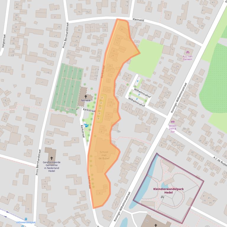 Kaart van postcodegebied 5321TN.