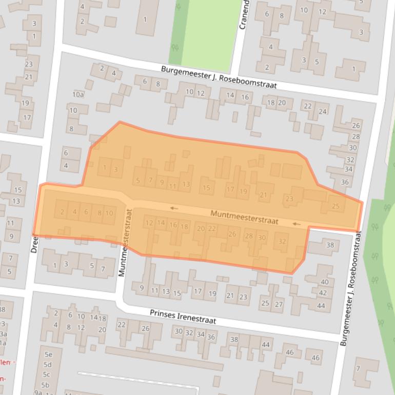 Kaart van postcodegebied 5321VB.
