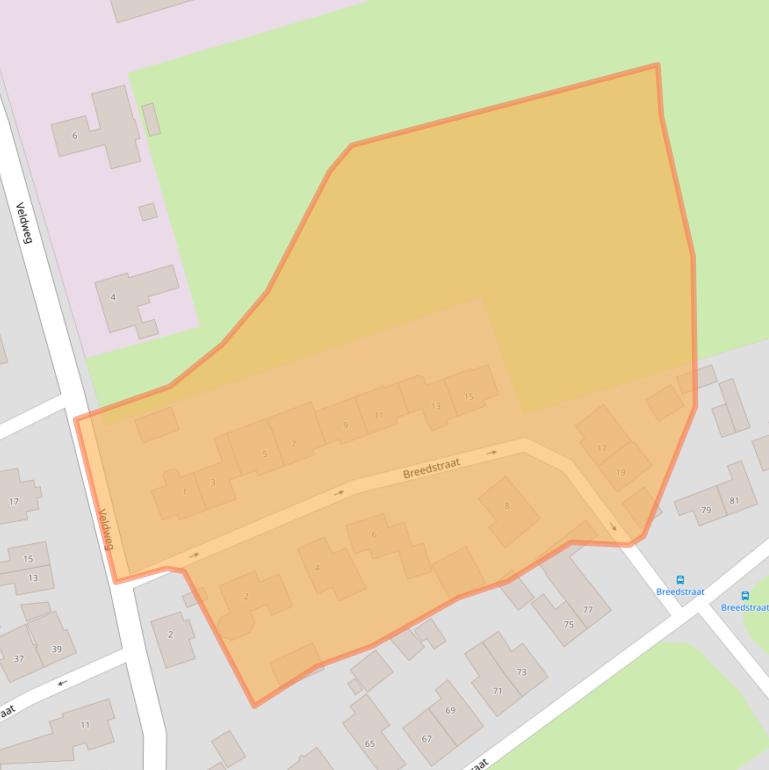 Kaart van postcodegebied 5321VN.