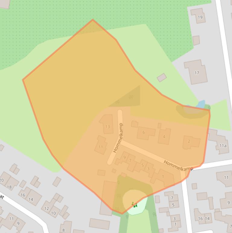 Kaart van postcodegebied 5321VP.