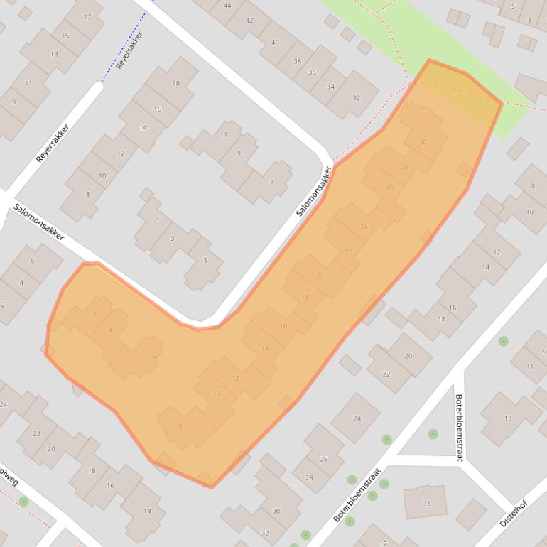 Kaart van postcodegebied 5321WK.