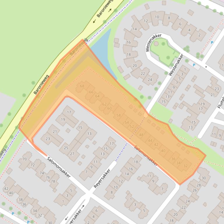 Kaart van postcodegebied 5321WL.