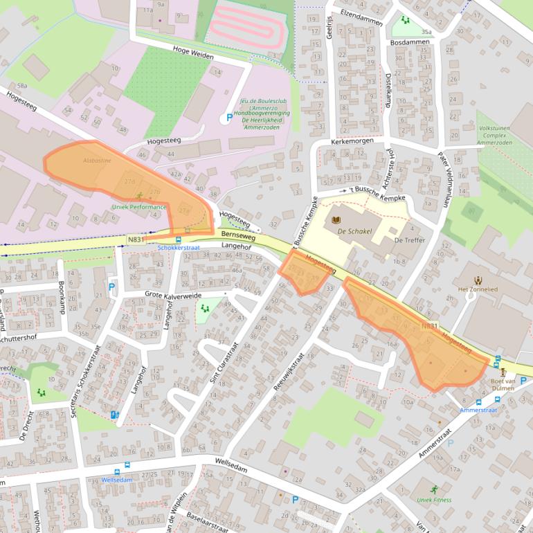 Kaart van postcodegebied 5324AA.