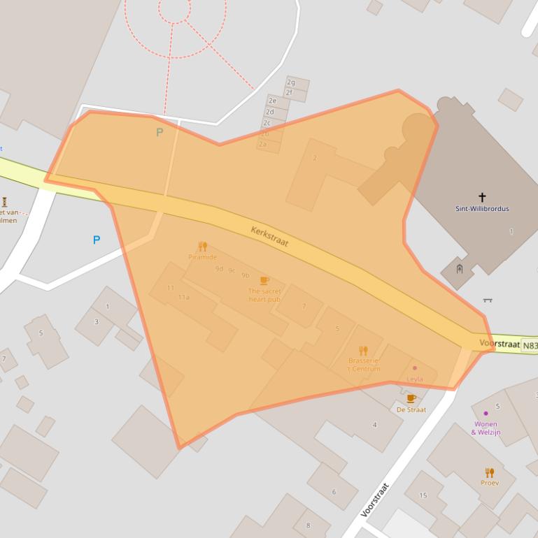 Kaart van postcodegebied 5324AG.