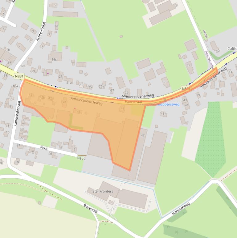 Kaart van postcodegebied 5324AP.