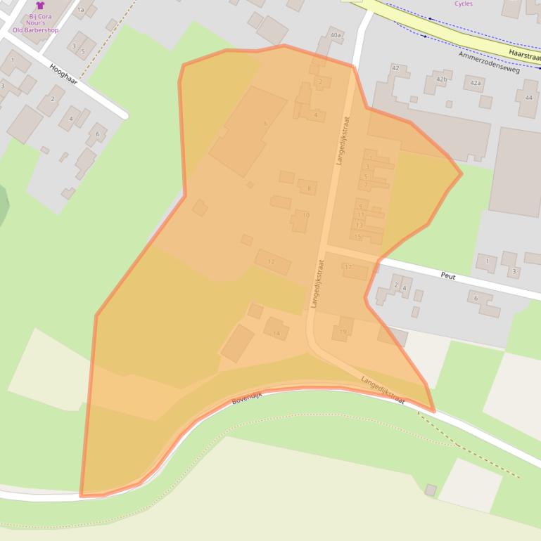 Kaart van postcodegebied 5324AR.