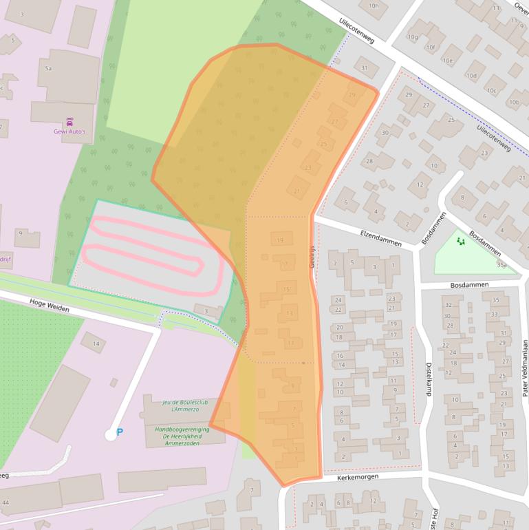 Kaart van postcodegebied 5324BP.