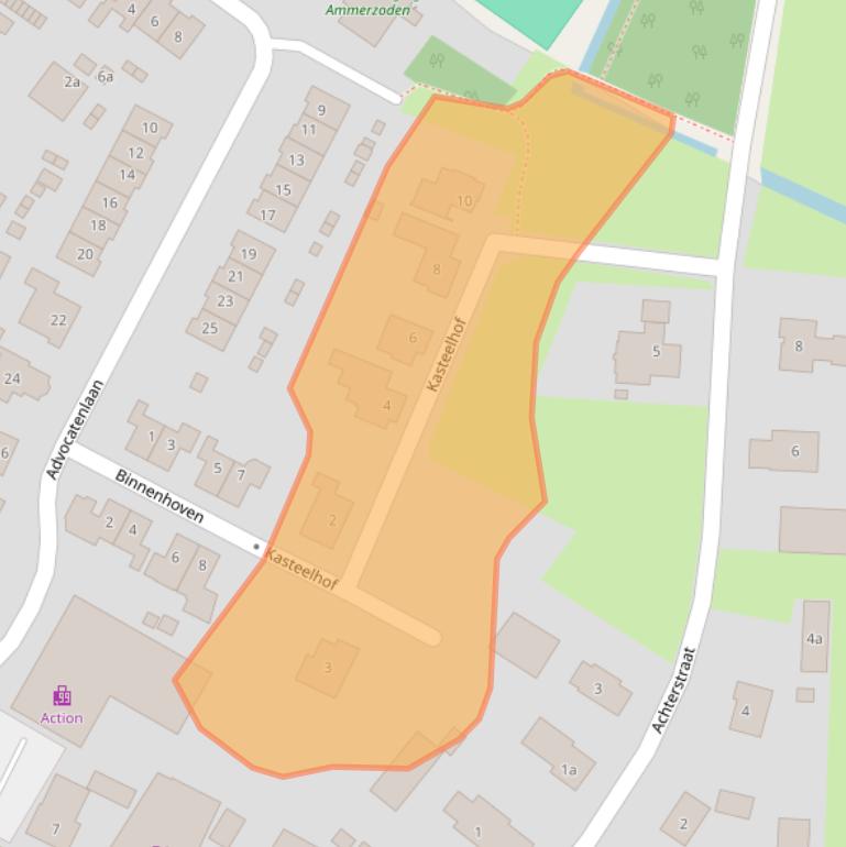 Kaart van postcodegebied 5324BW.