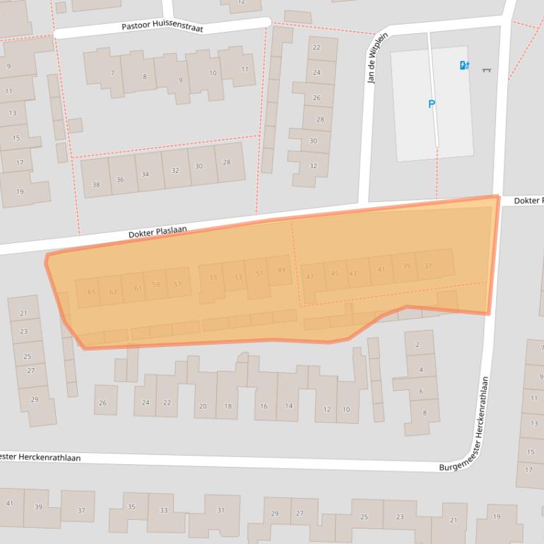 Kaart van postcodegebied 5324CR.