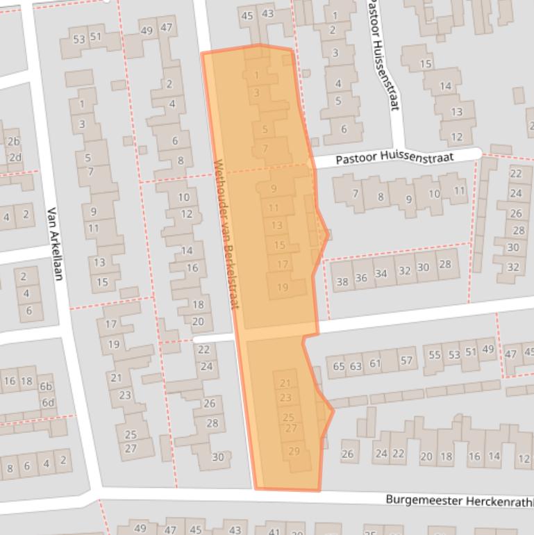 Kaart van postcodegebied 5324CV.