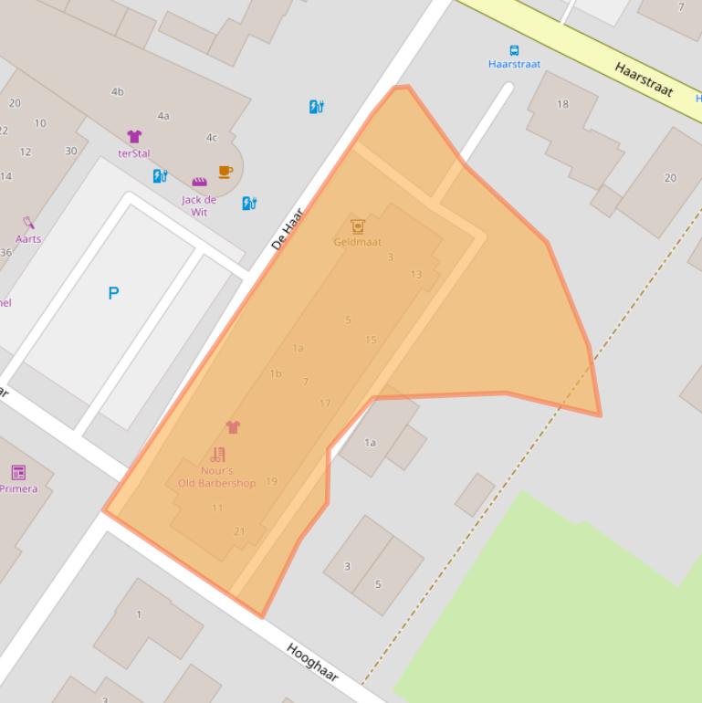 Kaart van postcodegebied 5324DA.