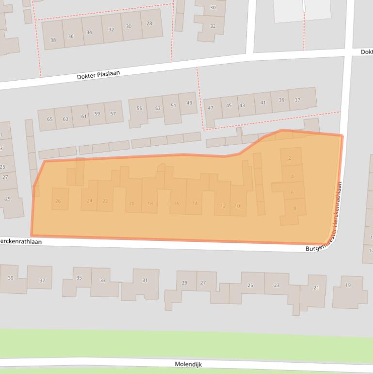 Kaart van postcodegebied 5324EC.
