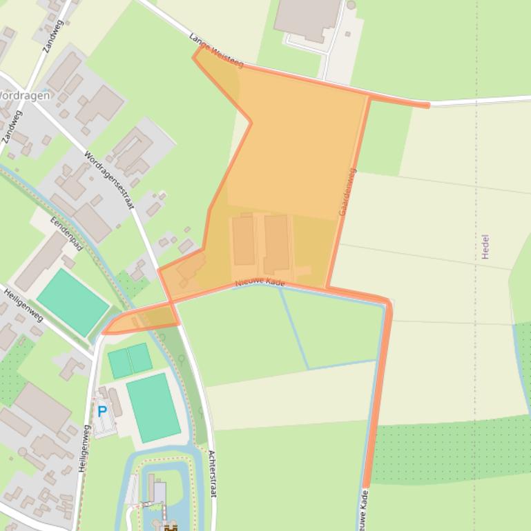 Kaart van postcodegebied 5324JJ.