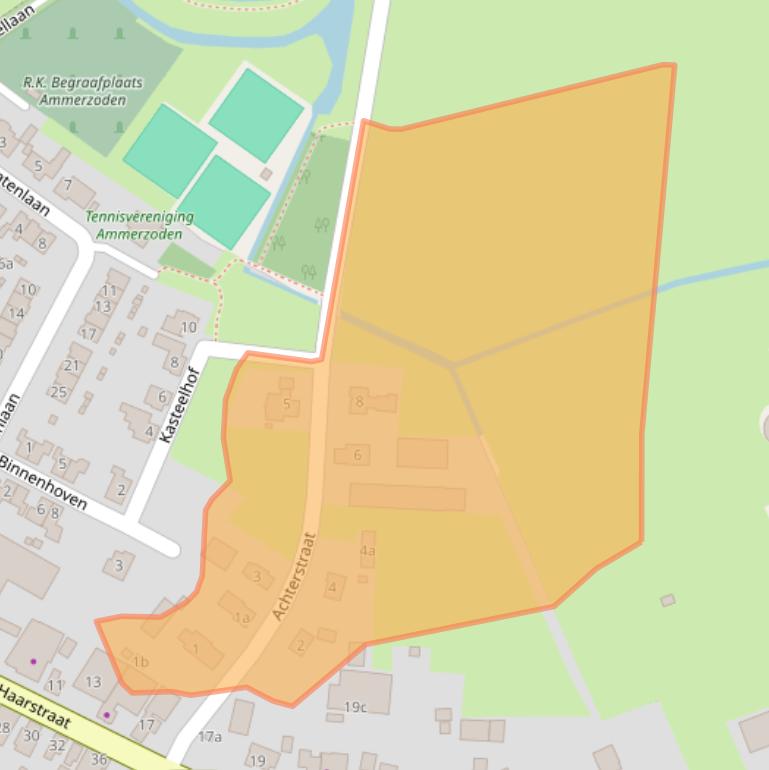 Kaart van postcodegebied 5324JK.