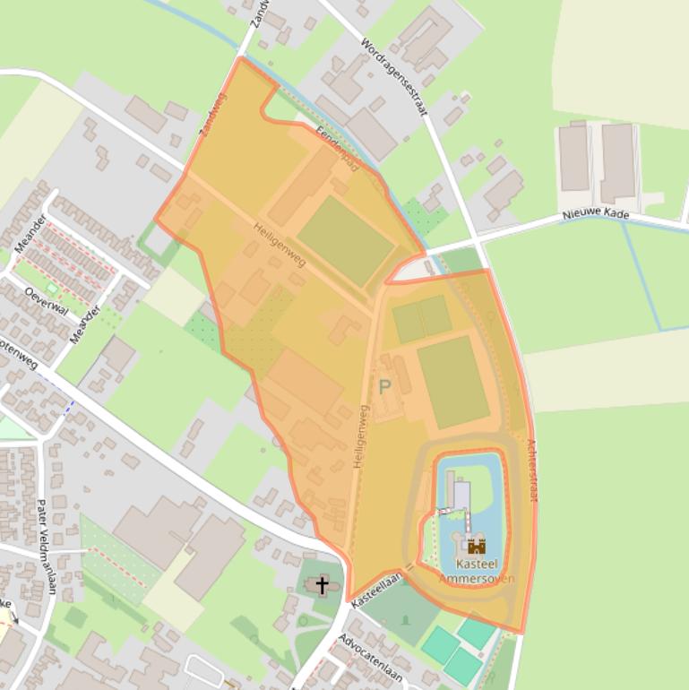 Kaart van postcodegebied 5324JP.