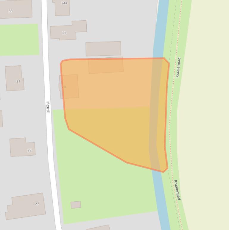 Kaart van postcodegebied 5325CX.