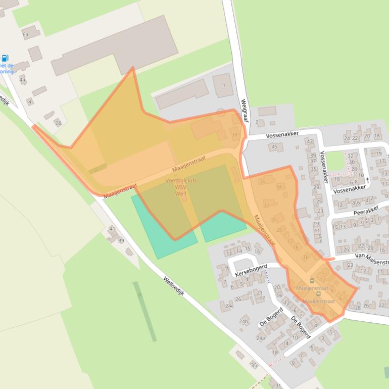 Kaart van postcodegebied 5325XH.