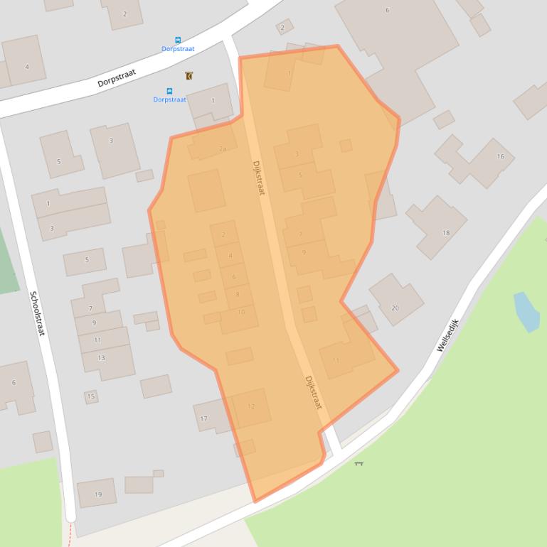 Kaart van postcodegebied 5325XM.