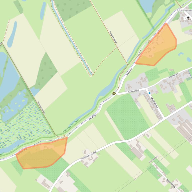 Kaart van postcodegebied 5327KP.