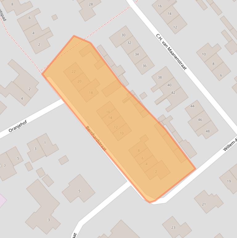 Kaart van postcodegebied 5328AP.