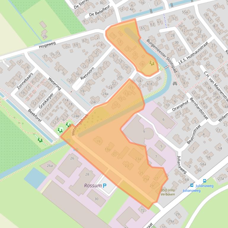 Kaart van postcodegebied 5328BM.