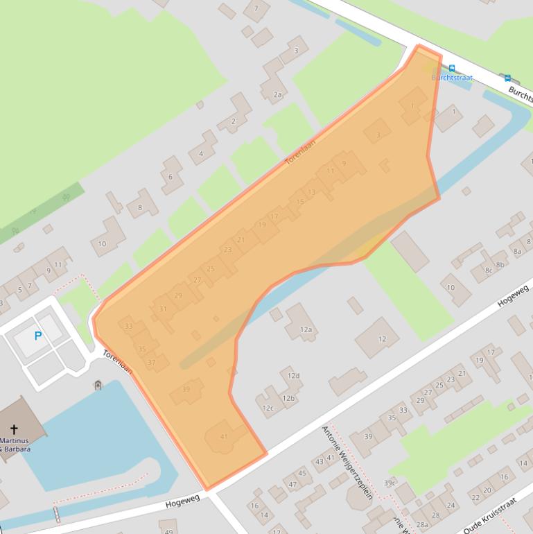 Kaart van postcodegebied 5328CL.