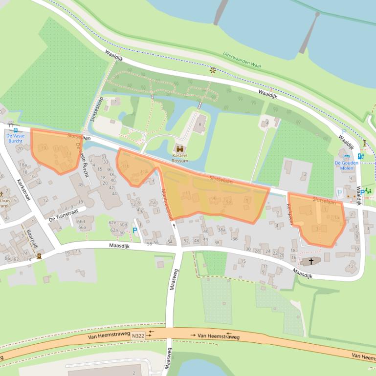 Kaart van postcodegebied 5328EP.