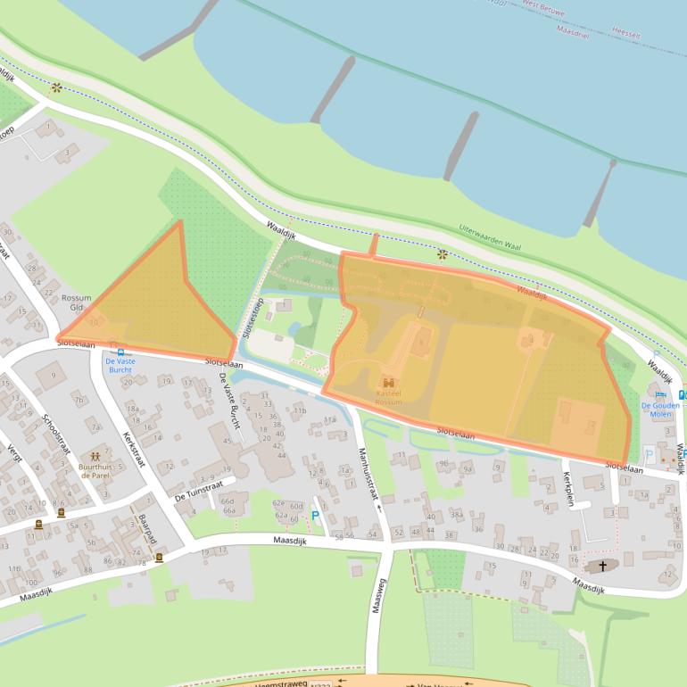 Kaart van postcodegebied 5328ER.