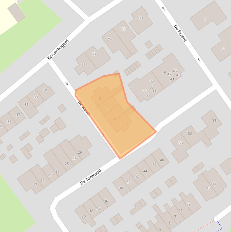 Kaart van postcodegebied 5328GC.