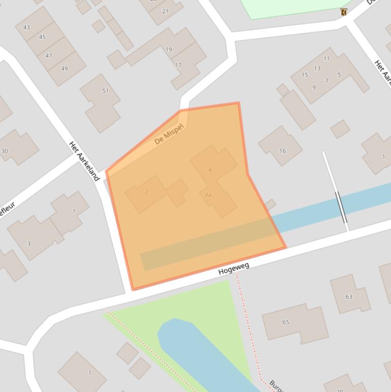 Kaart van postcodegebied 5328GJ.