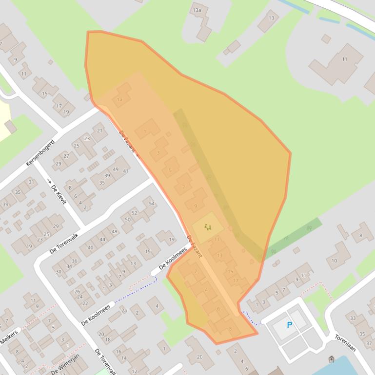 Kaart van postcodegebied 5328GV.