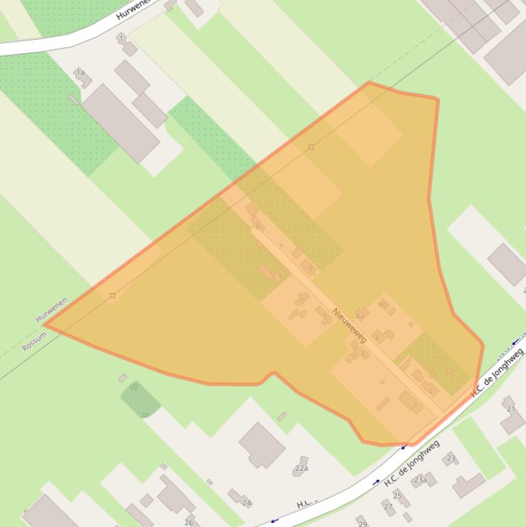 Kaart van postcodegebied 5328JE.