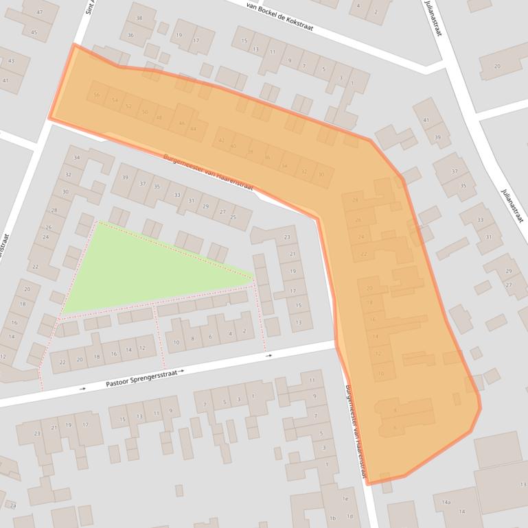 Kaart van postcodegebied 5331AE.
