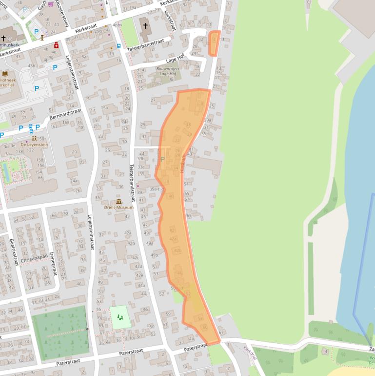 Kaart van postcodegebied 5331CL.