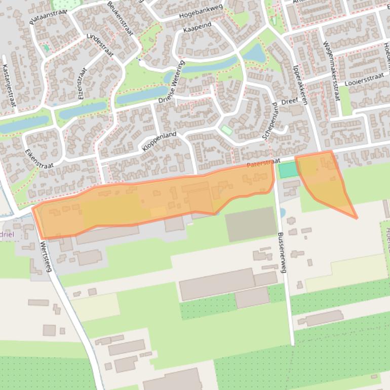 Kaart van postcodegebied 5331EB.