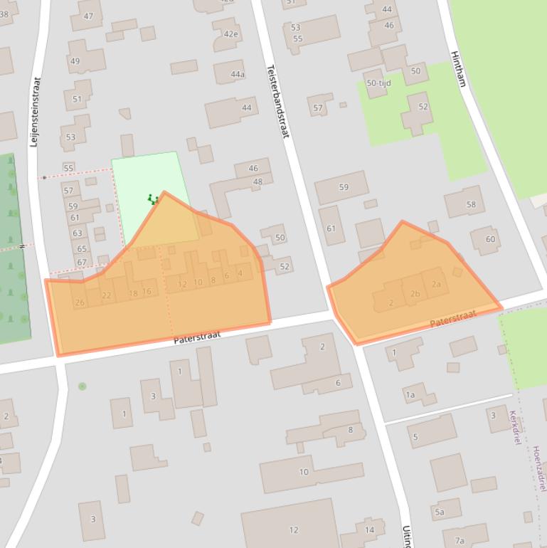 Kaart van postcodegebied 5331EC.