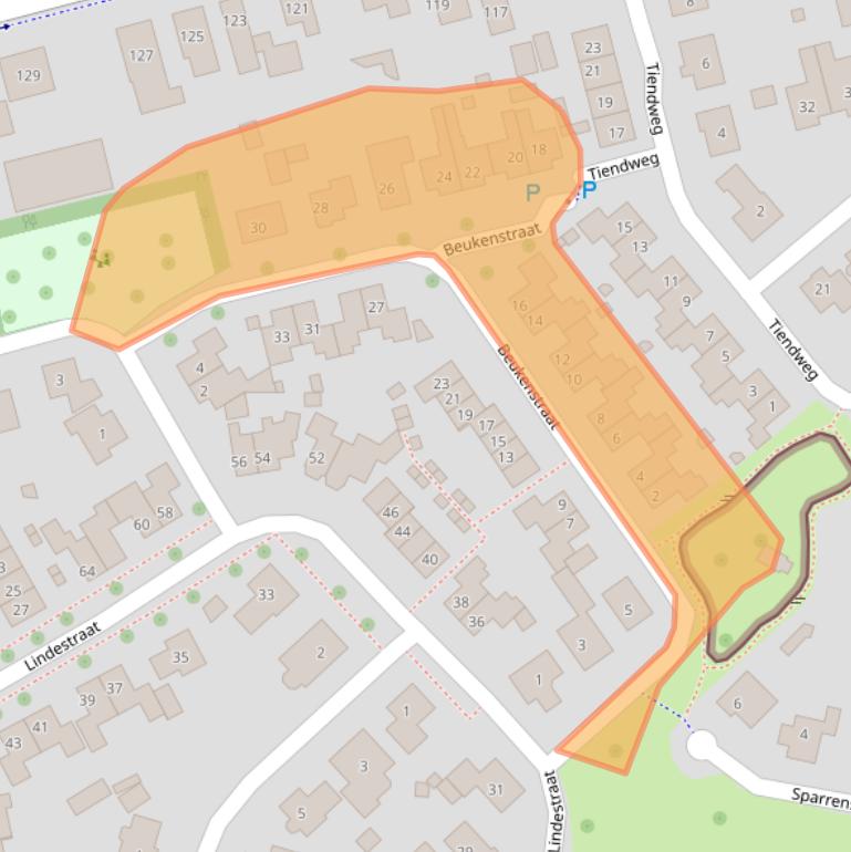 Kaart van postcodegebied 5331GB.