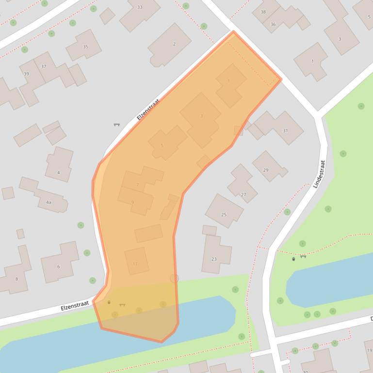 Kaart van postcodegebied 5331GH.