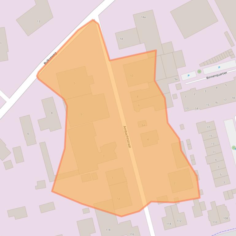 Kaart van postcodegebied 5331HX.