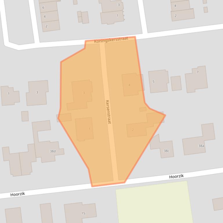 Kaart van postcodegebied 5331JA.