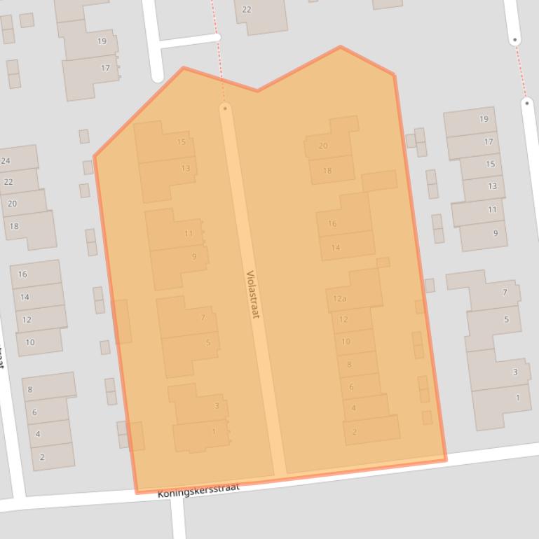 Kaart van postcodegebied 5331JD.