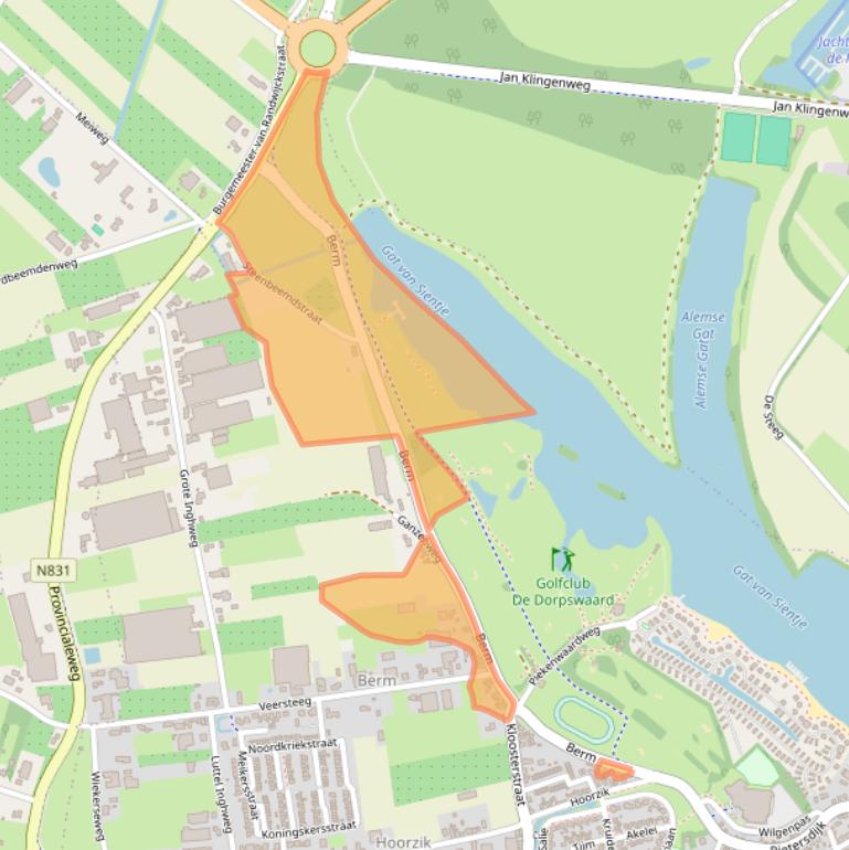 Kaart van postcodegebied 5331KL.