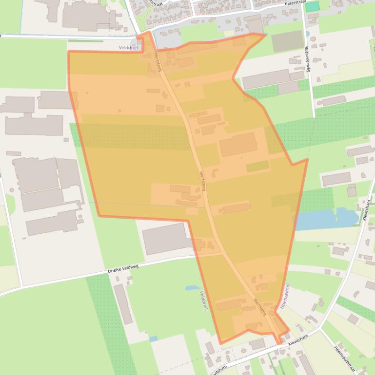 Kaart van postcodegebied 5331PE.