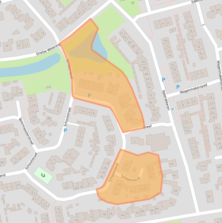 Kaart van postcodegebied 5331RM.