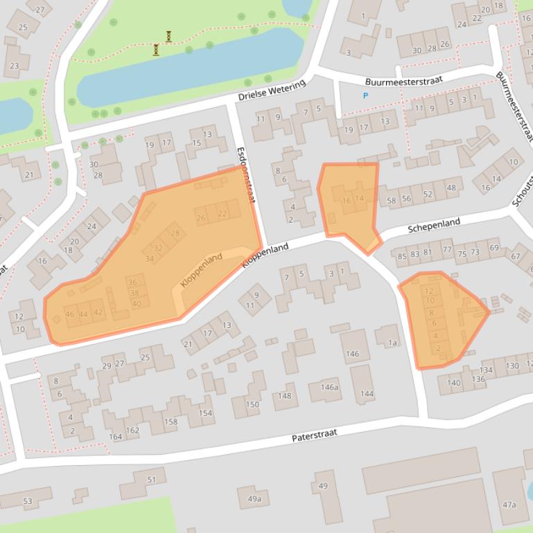 Kaart van postcodegebied 5331RW.
